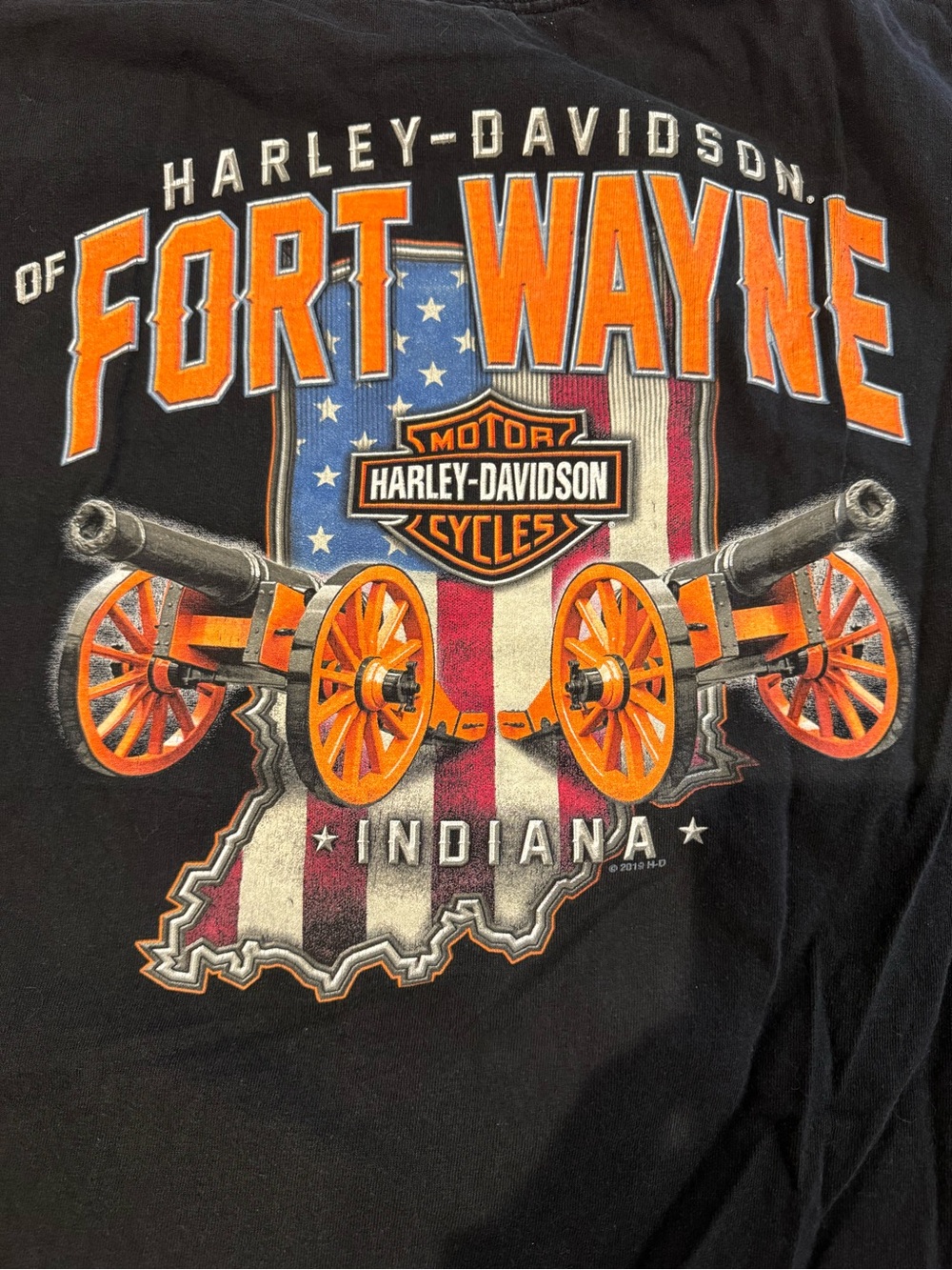 XXXXL Harley Davidson Fort Wayne Indiana Motorcycle t shirt 4XL